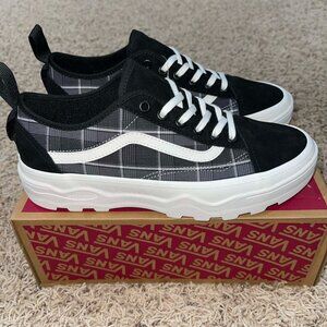 VANS Canvas Sentry Old Skool WC Shoes Plaid Black, Men’s 8.5/Women’s 10 (New)